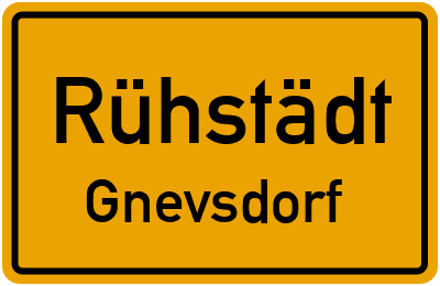 Straßenverzeichnis Rühstädt Gnevsdorf