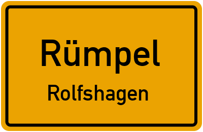 Straßenverzeichnis Rümpel Rolfshagen