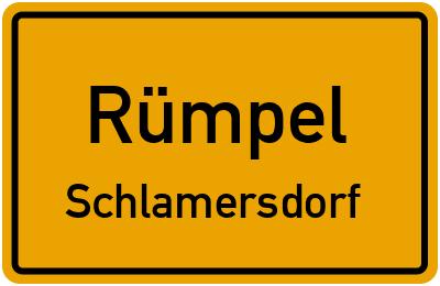 Straßenverzeichnis Rümpel Schlamersdorf