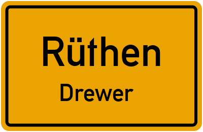Straßenverzeichnis Rüthen Drewer