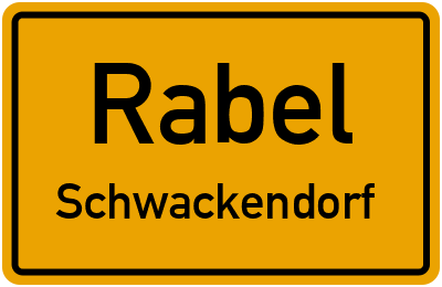 Straßenverzeichnis Rabel Schwackendorf