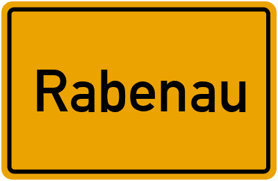Branchenbuch Rabenau, Sachsen