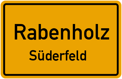 Straßenverzeichnis Rabenholz Süderfeld