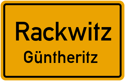 Straßenverzeichnis Rackwitz Güntheritz