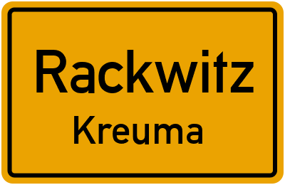 Straßenverzeichnis Rackwitz Kreuma