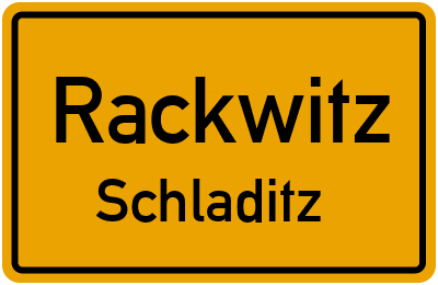Straßenverzeichnis Rackwitz Schladitz