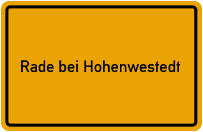 Rade bei Hohenwestedt in Schleswig-Holstein erkunden