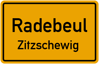 Straßenverzeichnis Radebeul Zitzschewig