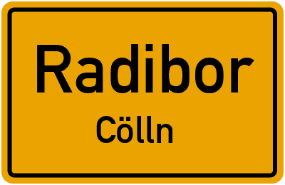 Straßenverzeichnis Radibor Cölln