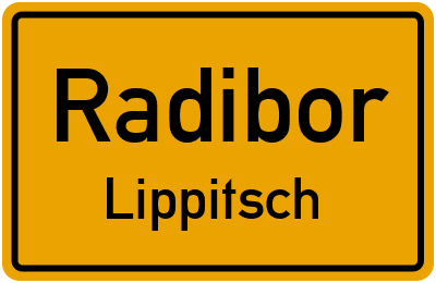 Straßenverzeichnis Radibor Lippitsch