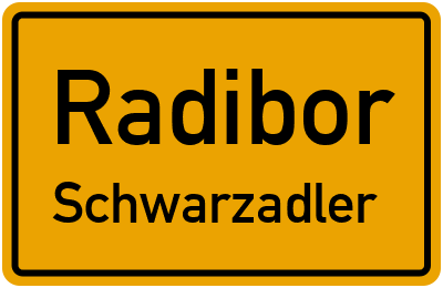 Straßenverzeichnis Radibor Schwarzadler