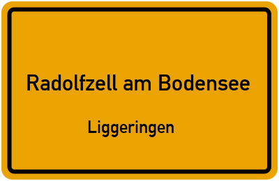 Straßenverzeichnis Radolfzell am Bodensee Liggeringen