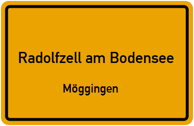 Straßenverzeichnis Radolfzell am Bodensee Möggingen