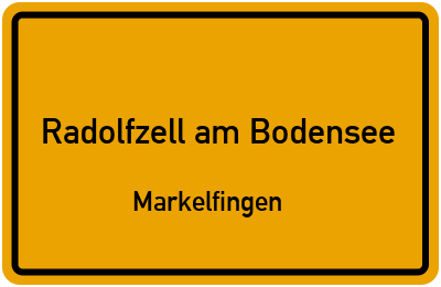 Straßenverzeichnis Radolfzell am Bodensee Markelfingen