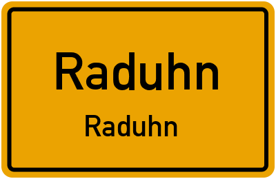 Straßenverzeichnis Raduhn Raduhn