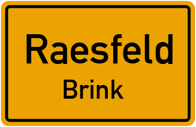 Straßenverzeichnis Raesfeld Brink