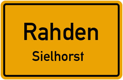 Straßenverzeichnis Rahden Sielhorst