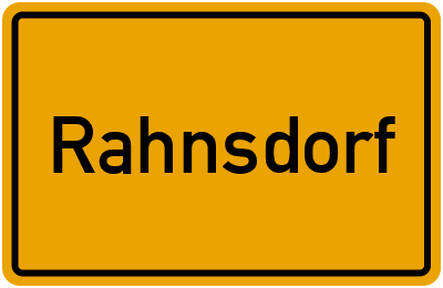 Rahnsdorf in Sachsen-Anhalt