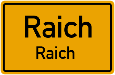 Straßenverzeichnis Raich Raich