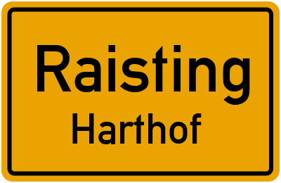 Straßenverzeichnis Raisting Harthof