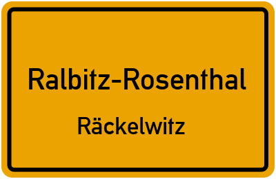 Straßenverzeichnis Ralbitz-Rosenthal Räckelwitz