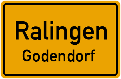 Straßenverzeichnis Ralingen Godendorf
