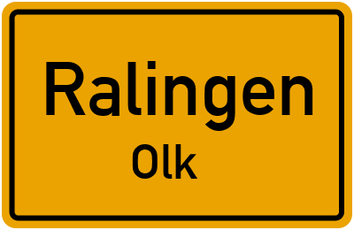 Straßenverzeichnis Ralingen Olk