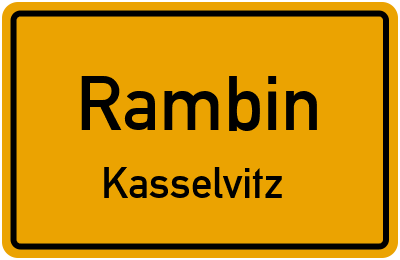 Straßenverzeichnis Rambin Kasselvitz