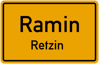 Straßenverzeichnis Ramin Retzin