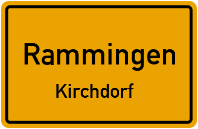 Straßenverzeichnis Rammingen Kirchdorf