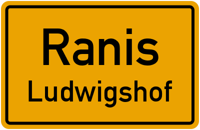 Straßenverzeichnis Ranis Ludwigshof