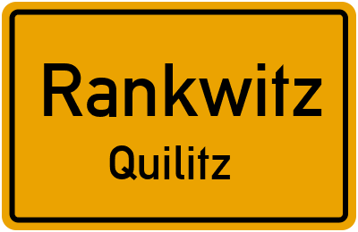 Straßenverzeichnis Rankwitz Quilitz