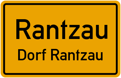 Straßenverzeichnis Rantzau Dorf Rantzau