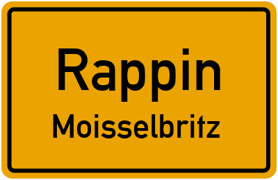Straßenverzeichnis Rappin Moisselbritz