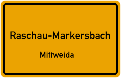 Straßenverzeichnis Raschau-Markersbach Mittweida