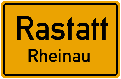 Straßenverzeichnis Rastatt Rheinau