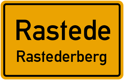 Straßenverzeichnis Rastede Rastederberg