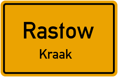 Straßenverzeichnis Rastow Kraak