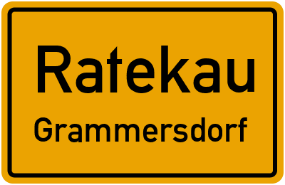 Ortsschild Ratekau Grammersdorf