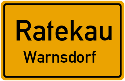 Straßenverzeichnis Ratekau Warnsdorf