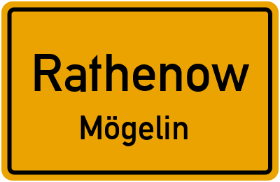 Straßenverzeichnis Rathenow Mögelin