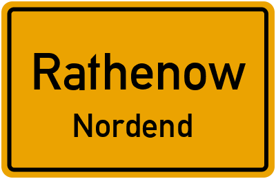 Straßenverzeichnis Rathenow Nordend