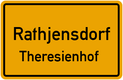 Straßenverzeichnis Rathjensdorf Theresienhof