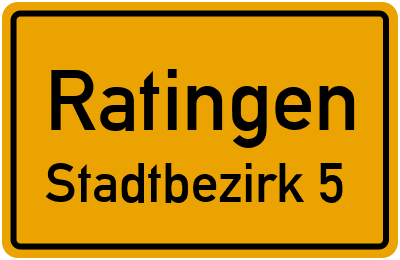 Straßenverzeichnis Ratingen Stadtbezirk 5