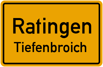 Straßenverzeichnis Ratingen Tiefenbroich