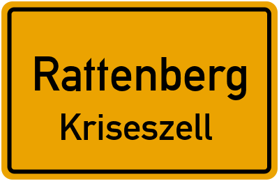 Ortsschild Rattenberg Kriseszell