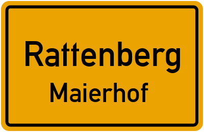 Straßenverzeichnis Rattenberg Maierhof