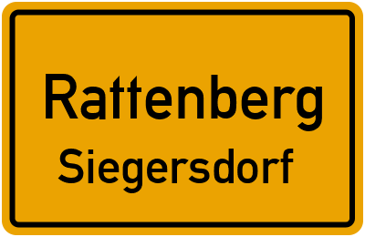 Straßenverzeichnis Rattenberg Siegersdorf