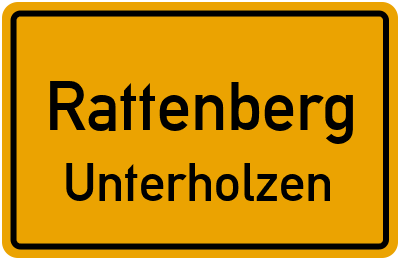 Straßenverzeichnis Rattenberg Unterholzen