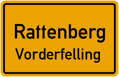 Ortsschild Rattenberg Vorderfelling